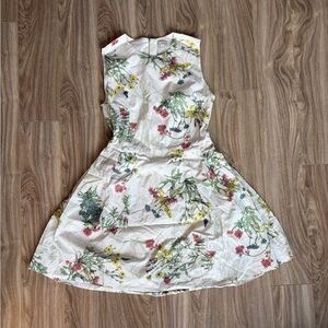 Gap White Floral Sleeveless Dress